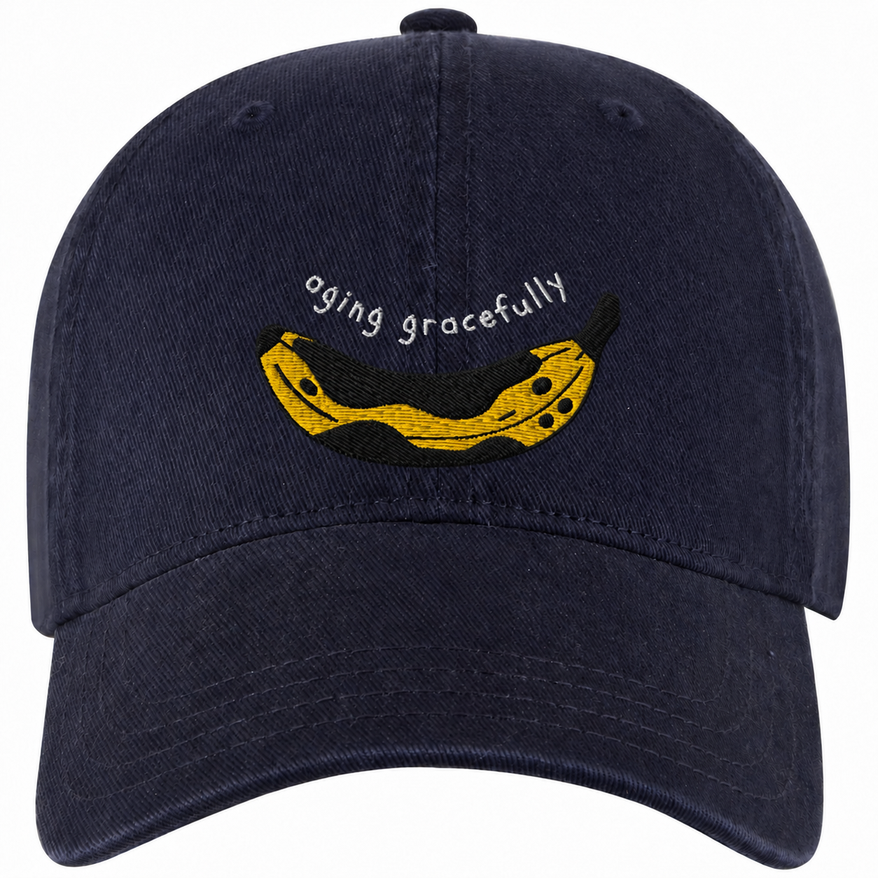 Garment washed baseball cap