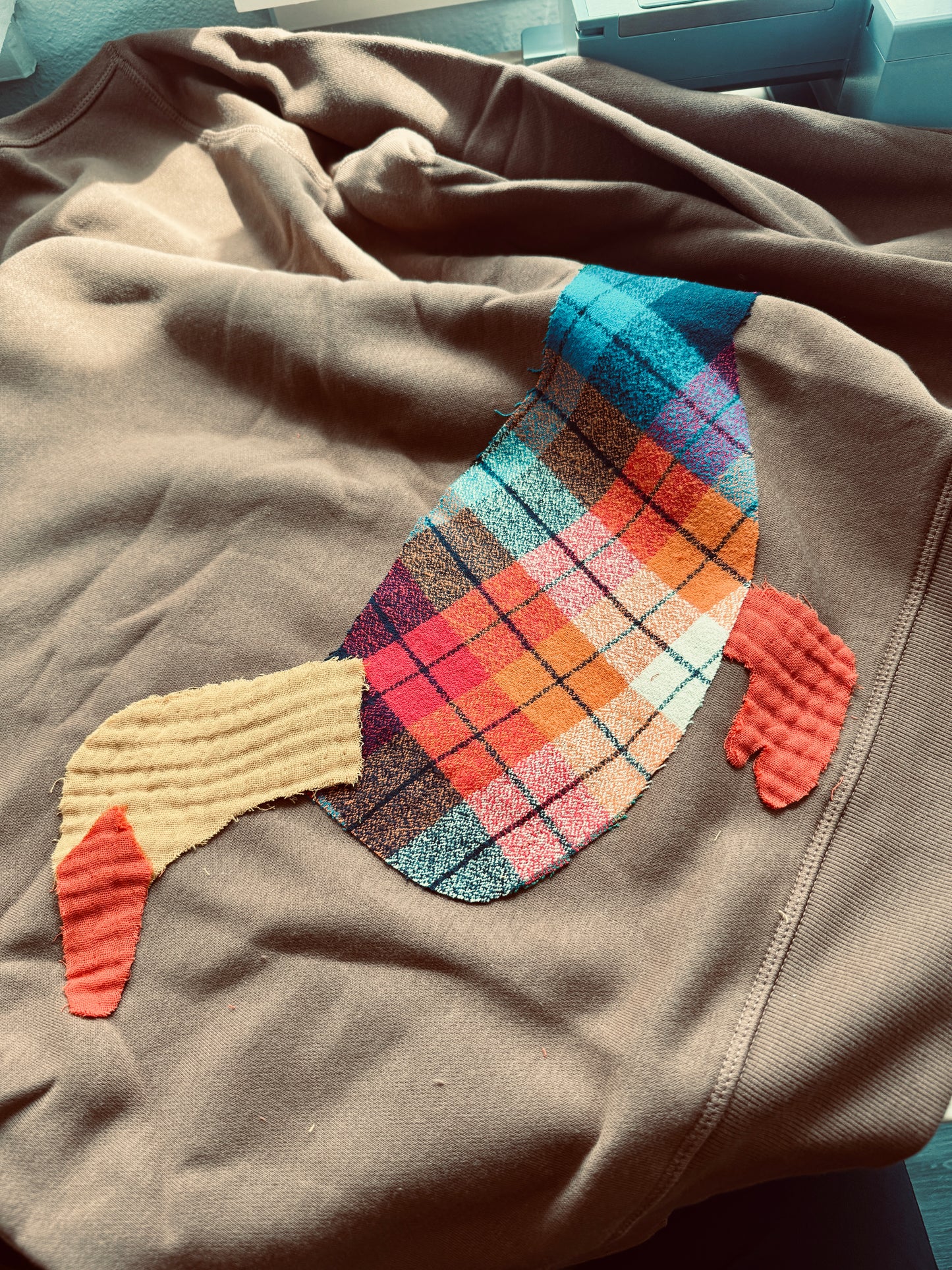 Handmade Mallard Duck Sweater (X-Large) - Brown