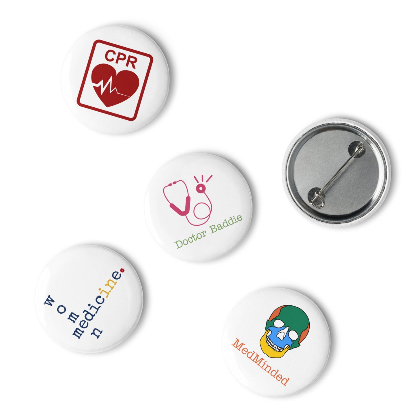Medical Pin Buttons