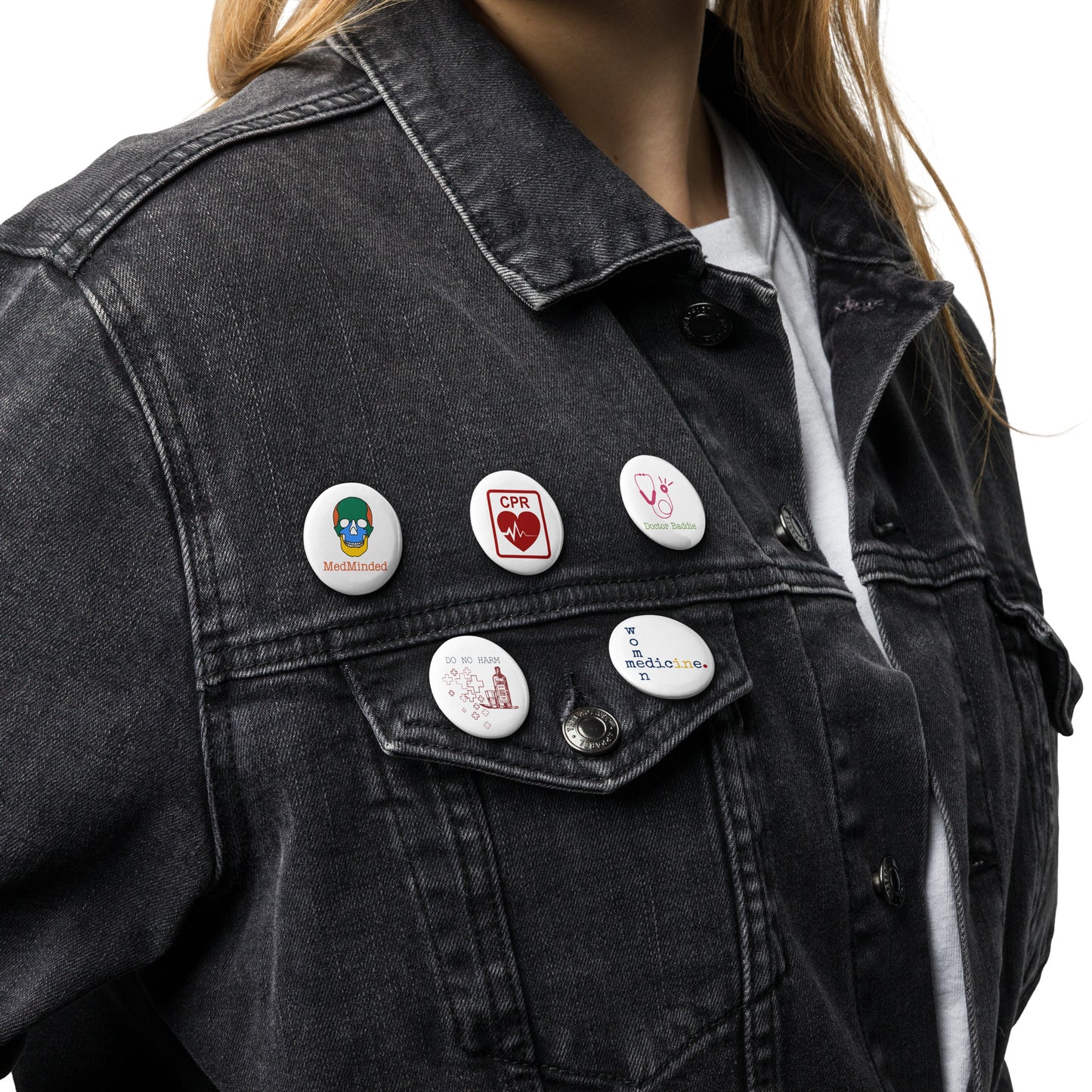 Medical Pin Buttons