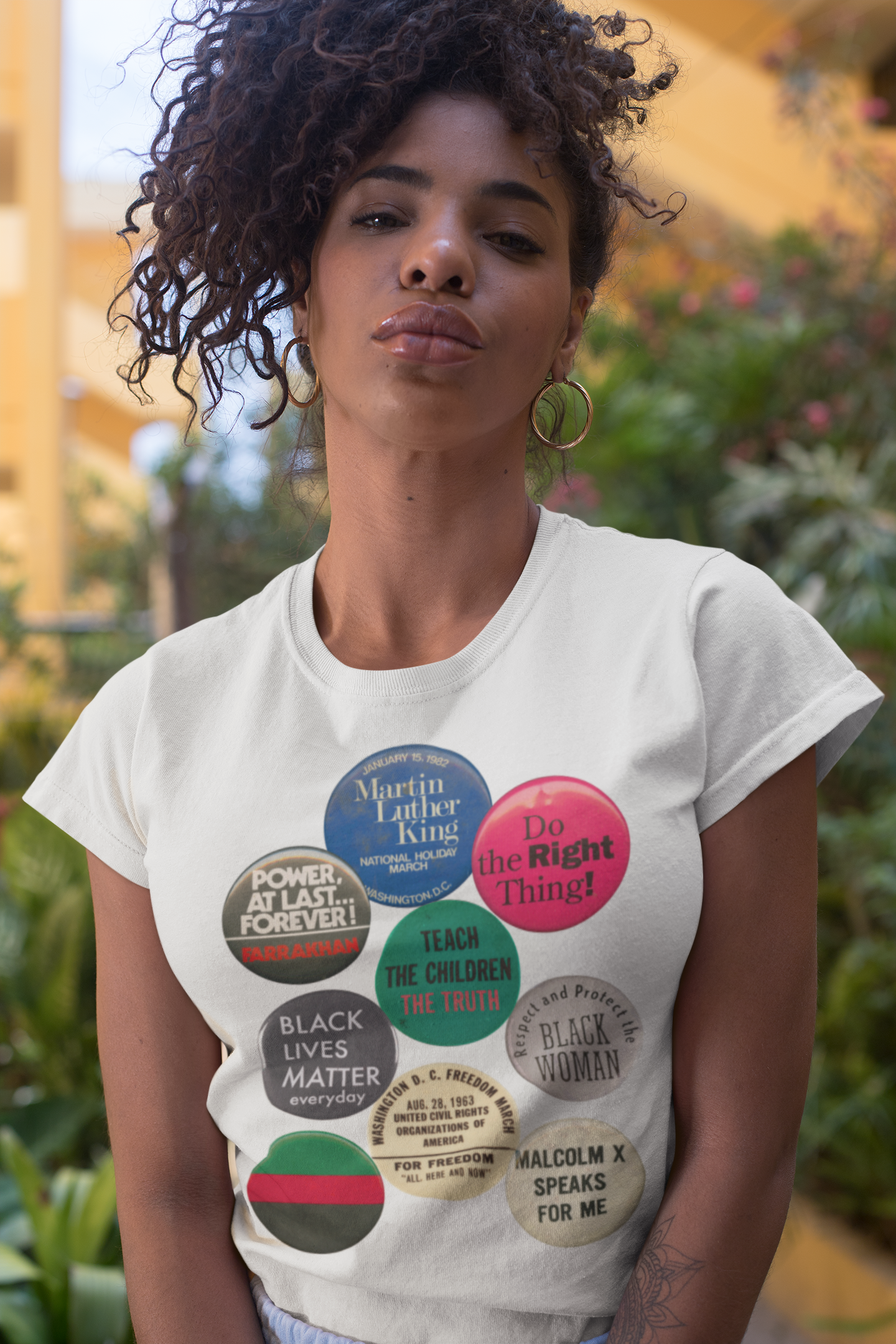 Activist Button Unisex Shirt