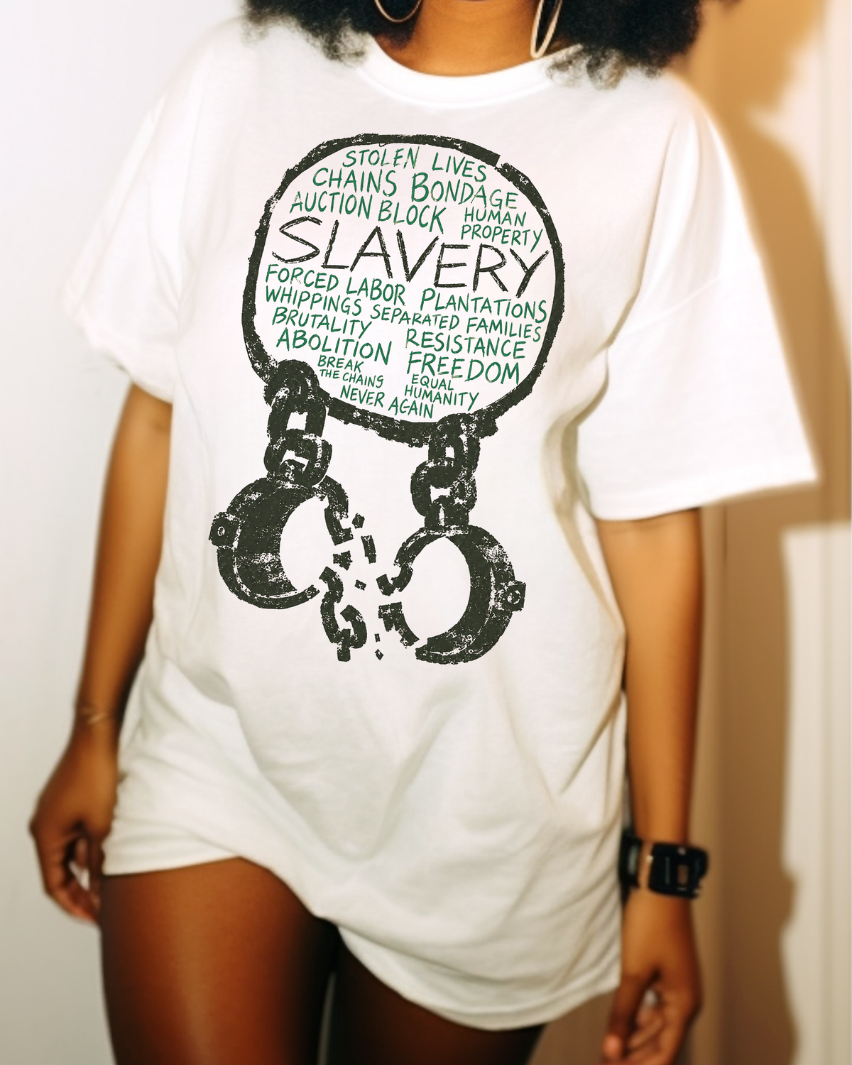 Slavery graphic tee