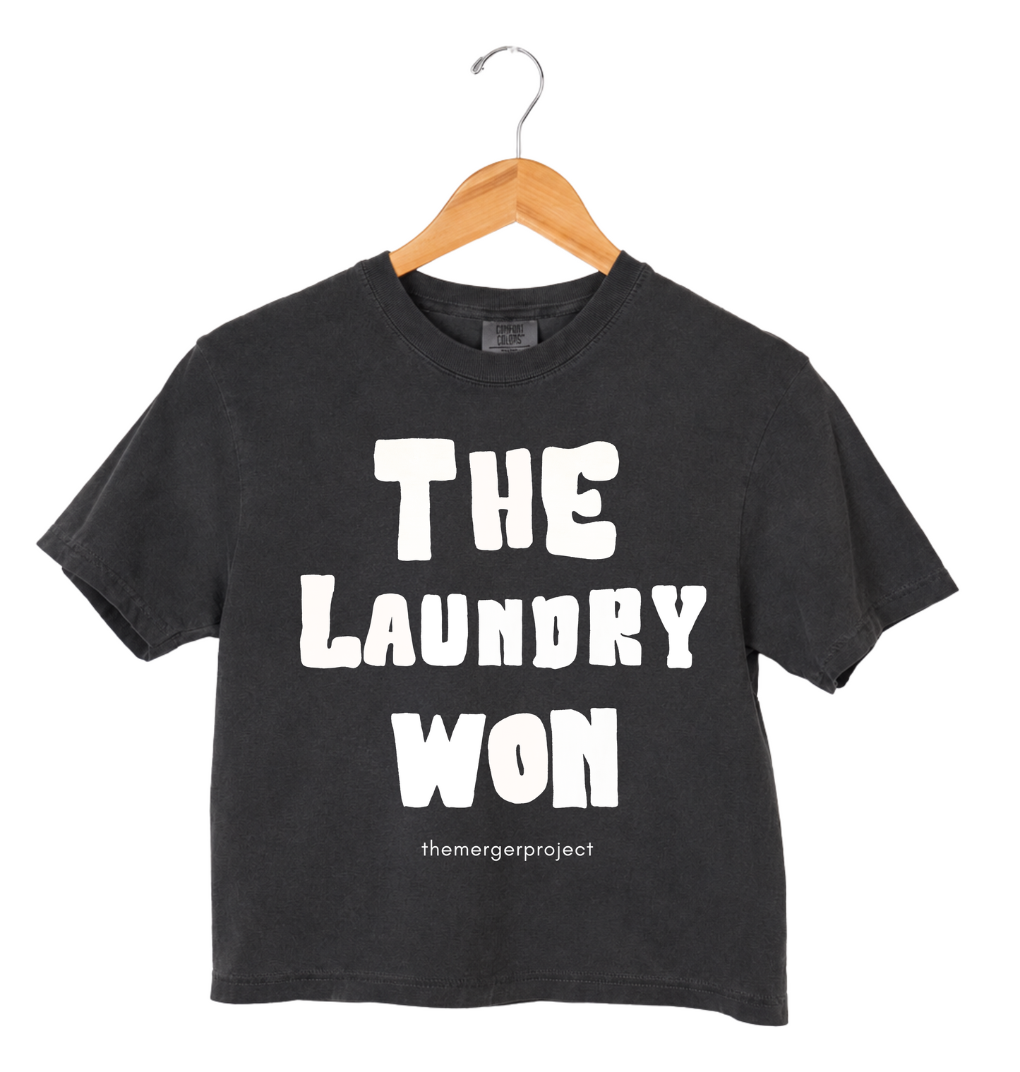 The laundry won cropped boxy tee