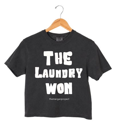 The laundry won cropped boxy tee