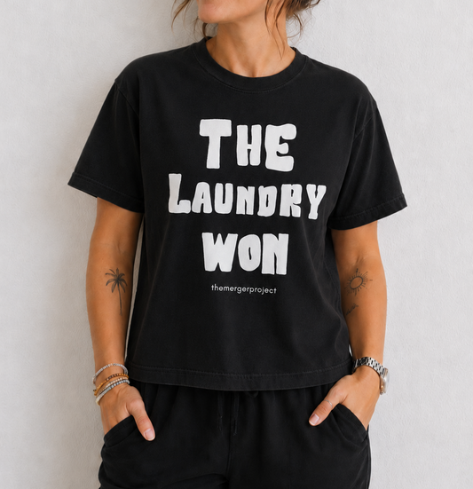 The laundry won cropped boxy tee