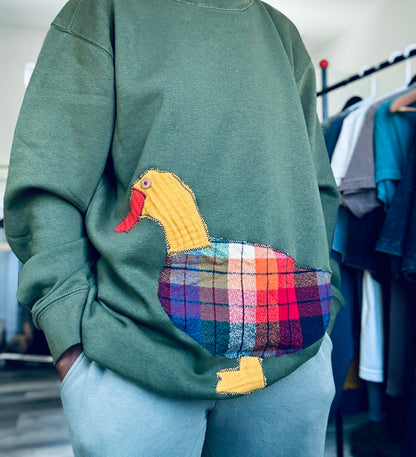 Handmade Mallard Duck Sweater (Large)