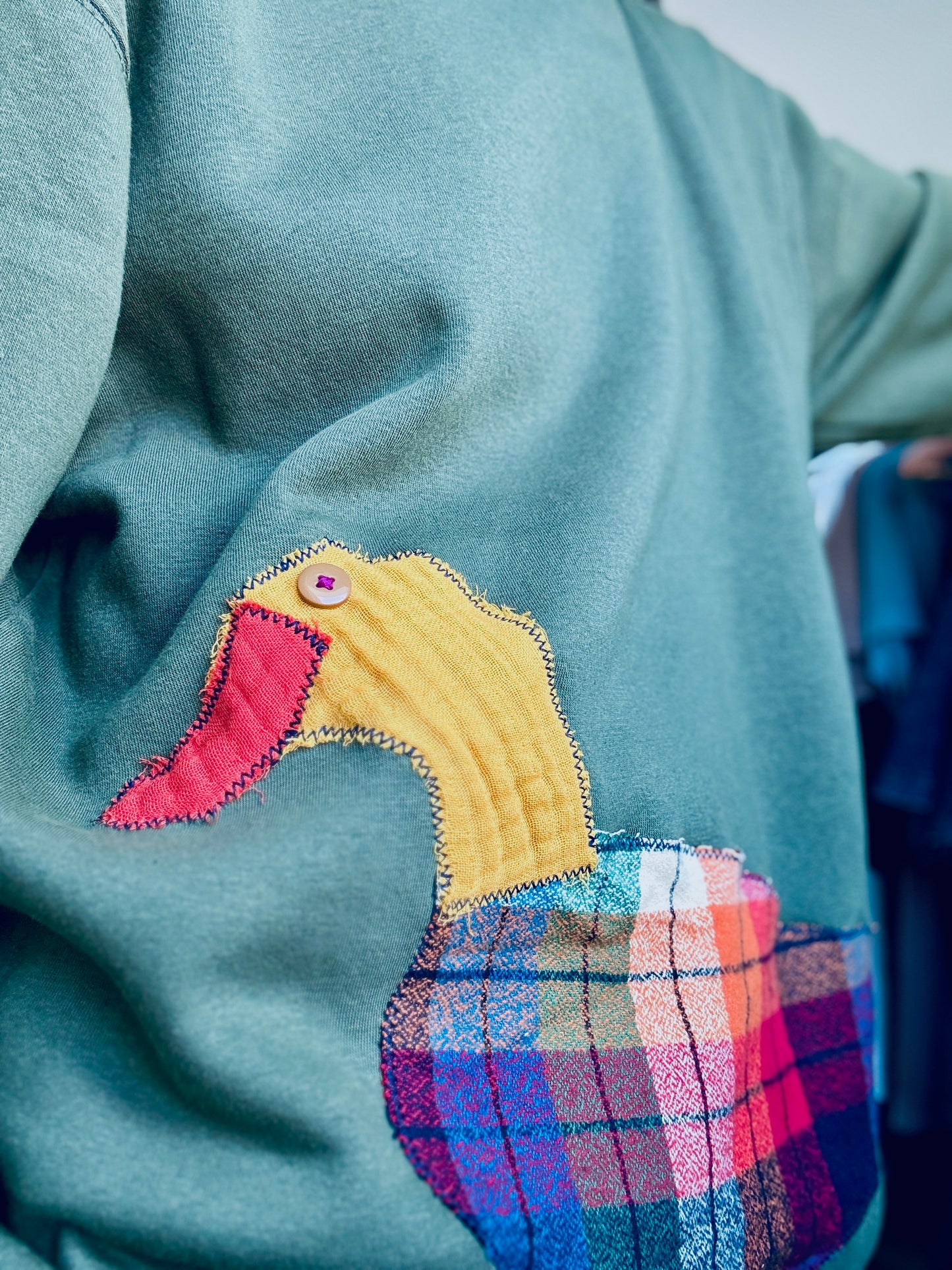 Handmade Mallard Duck Sweater (Large)