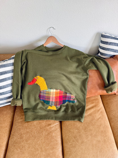 Handmade Mallard Duck Sweater (Large)