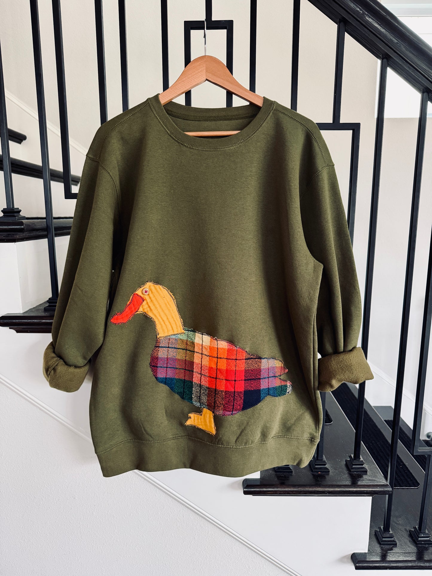 Handmade Mallard Duck Sweater (Large)