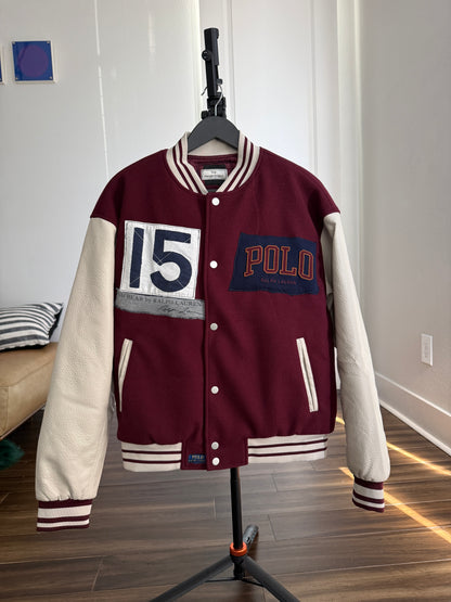 Reworked Polo-inspired Varsity Jacket (Medium)