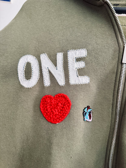 Bob Marley Reworked Zip-Up Hoodie — One-of-One