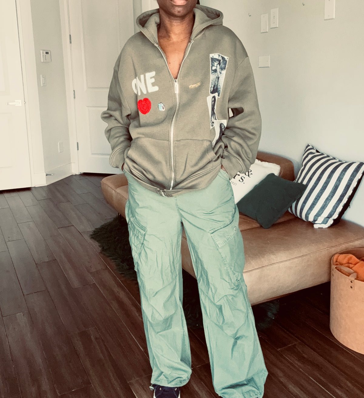 Bob Marley Reworked Zip-Up Hoodie — One-of-One