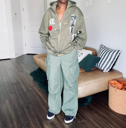 Bob Marley Reworked Zip-Up Hoodie — One-of-One
