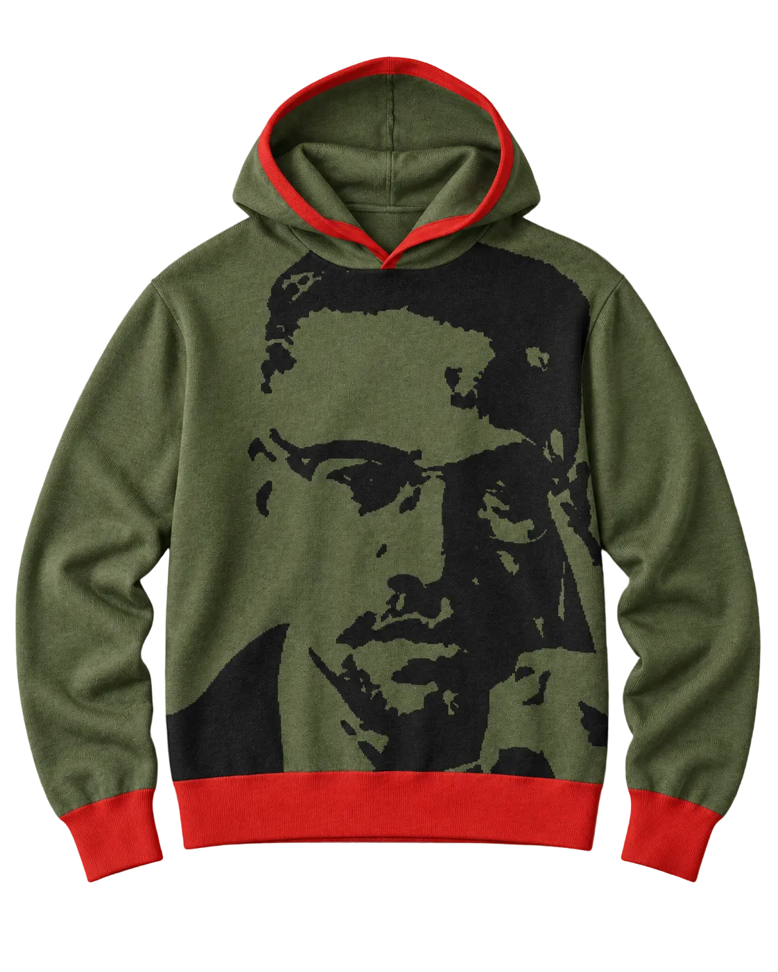 X Knitted Hoodie