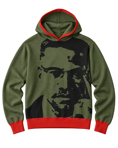 X Knitted Hoodie