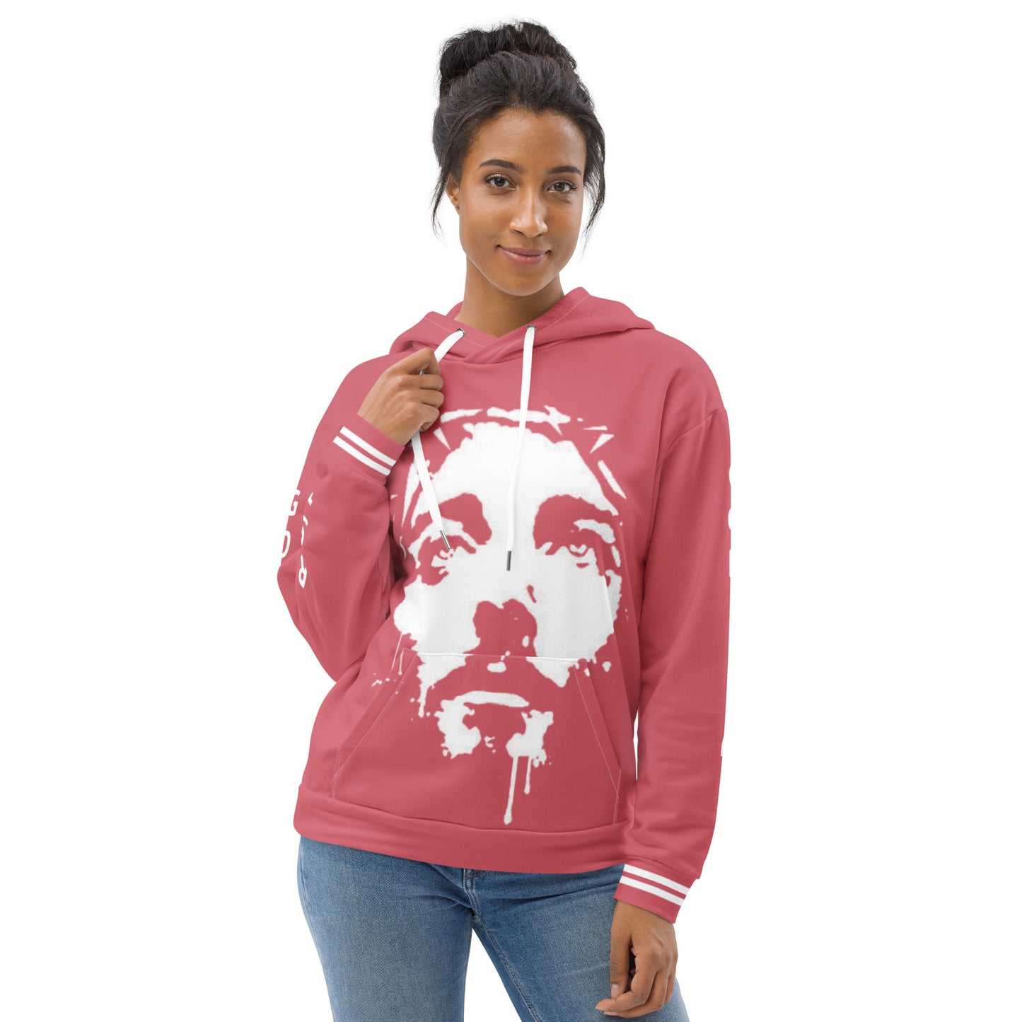 God First Unisex Hoodie (pink)