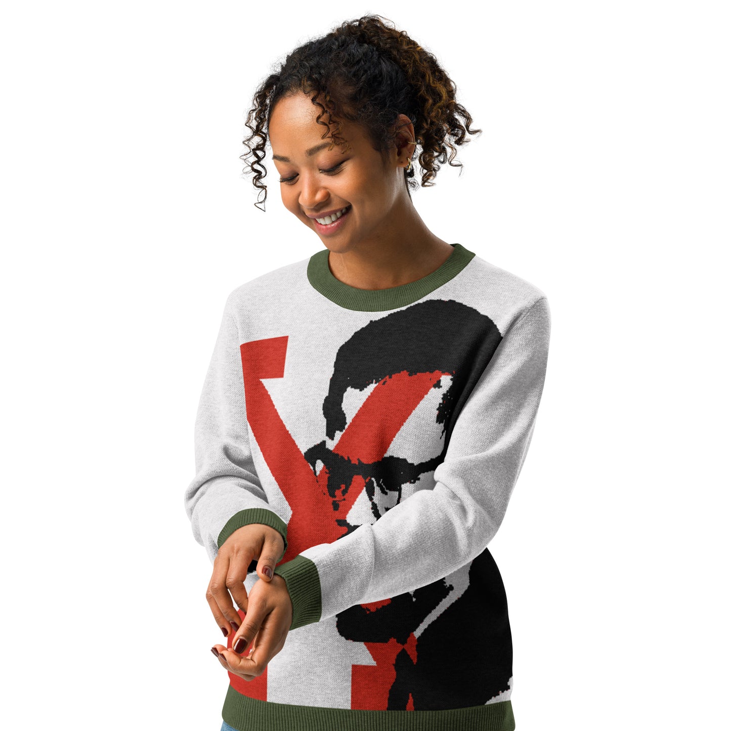 Malcom X Knitted crew neck sweater