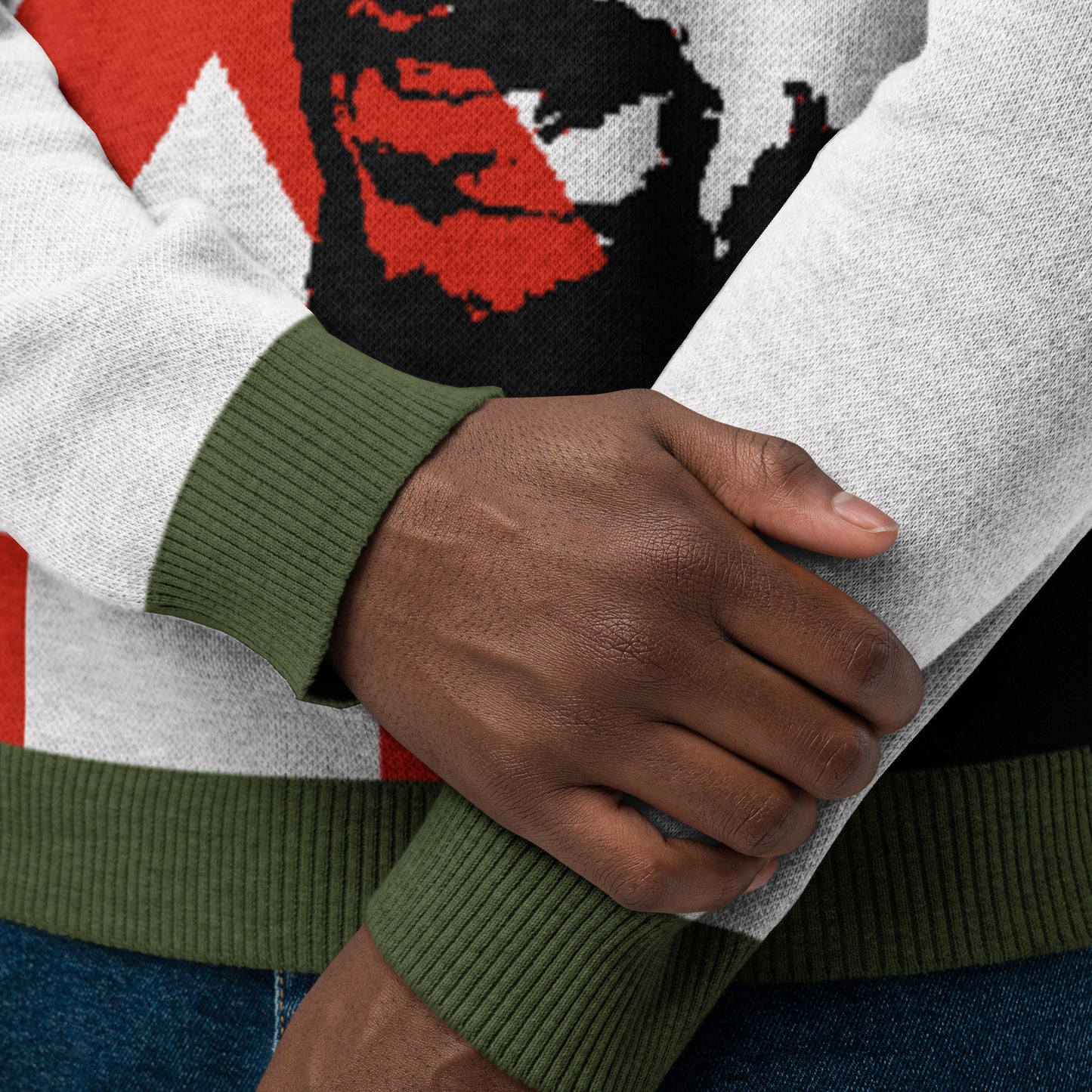 Malcom X Knitted crew neck sweater