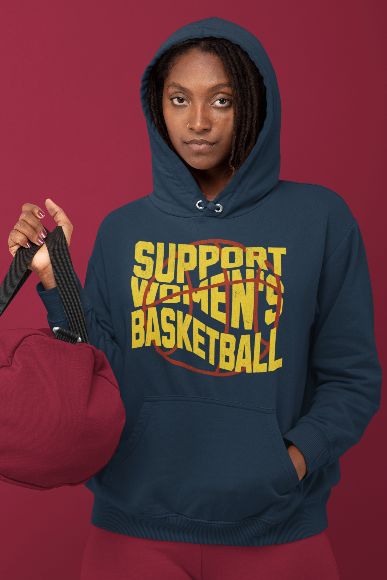 Support Women's Basketball Unisex Hoodie