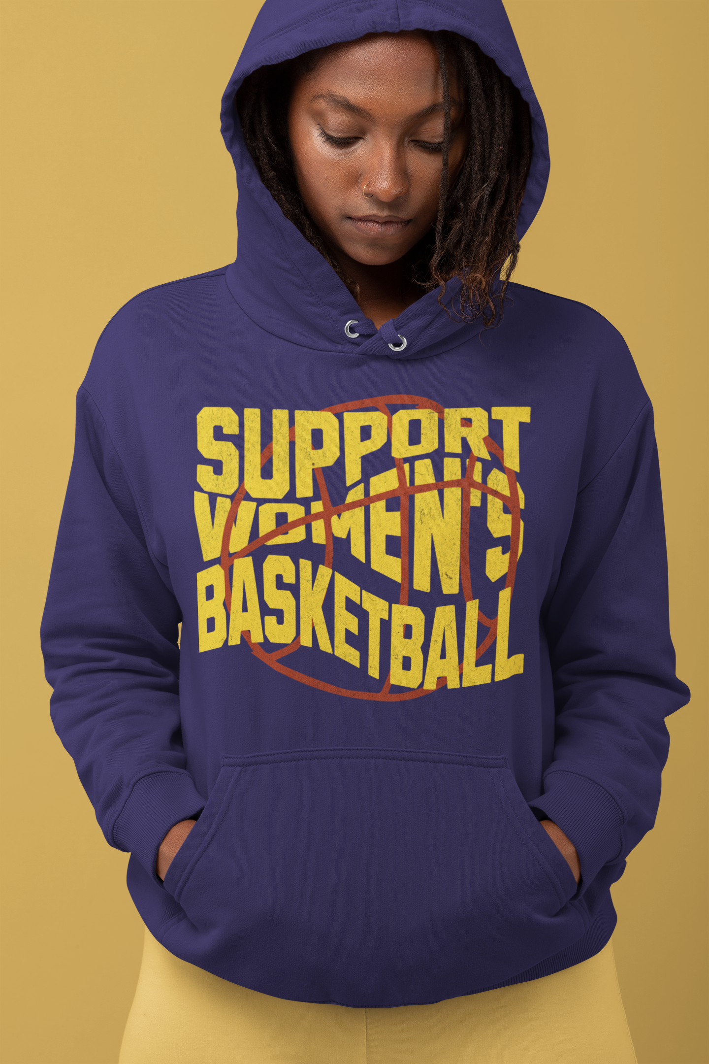 Support Women's Basketball Unisex Hoodie