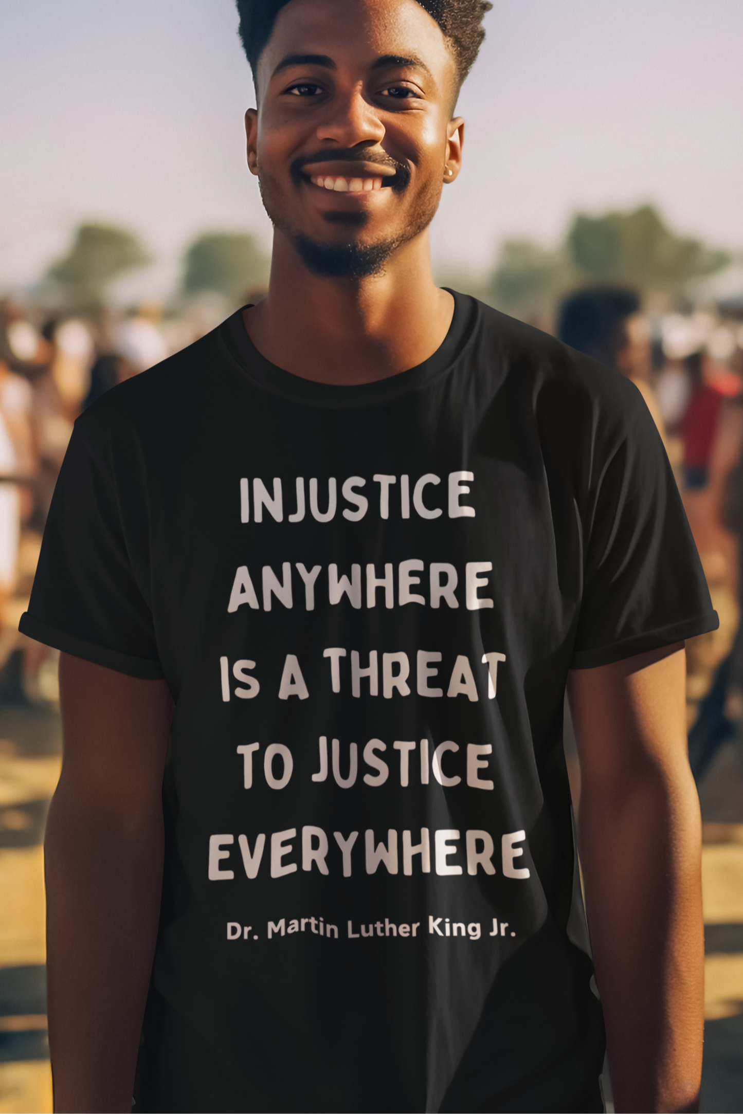 Injustice Quote Unisex t-shirt