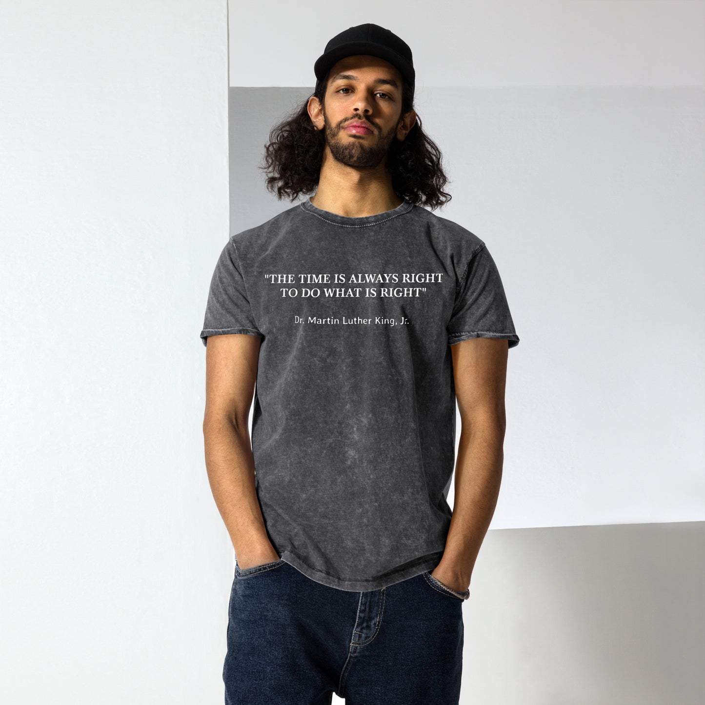 Martin Luther King Quote Mineral washed T-Shirt